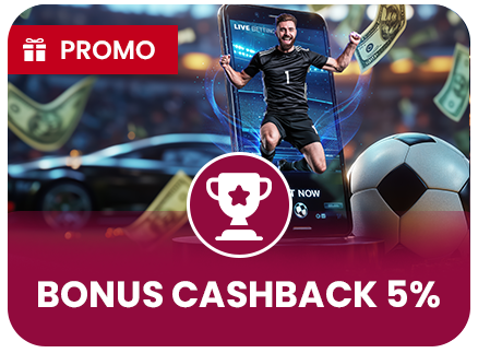 💸 BONUS CASHBACK SPORTSBOOK 5%